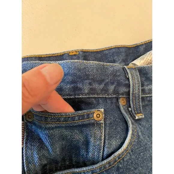 Carhartt Mens Relaxed Fit Blue Denim Jeans Size 38x32 100% Cotton - Picture 6 of 11